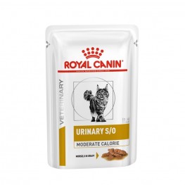 Royal Canin Urinary S/O Moderate Calorie кусочки в соусе для взрослых кошек при МКБ и ожирении - 85 гр